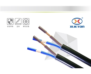  黑擠電源線(xiàn)RVV 2X0.3mm